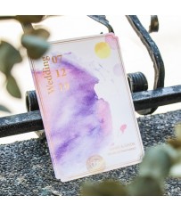 厚磅燙金喜帖(水彩渲染) S15011